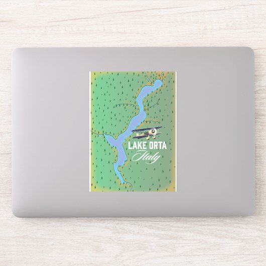 オルタ湖の地図 シール (コンピューター)