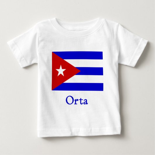 オルタ・キューバの旗 ベビーTシャツ (正面)