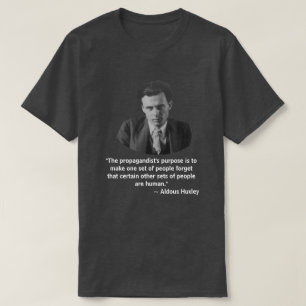 オルダス・ハクスリーの引用文 Tシャツ