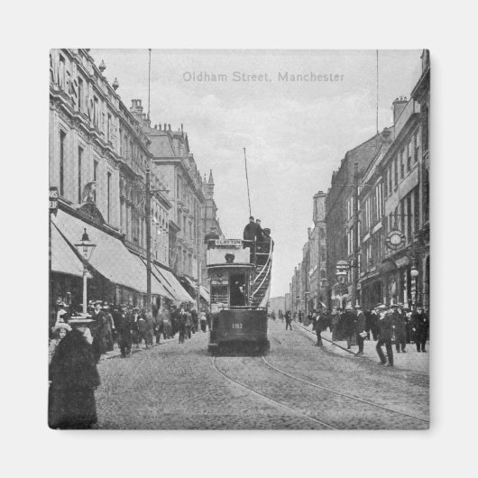 オルダム通り、マンチェスター、c.1910 マグネット (正面)