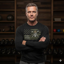 オルダー スローワー スマーター ドクロ アメリカ国旗 ロングスリーブTシャツ