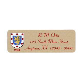 オルティスヘラルディックシールド ラベル