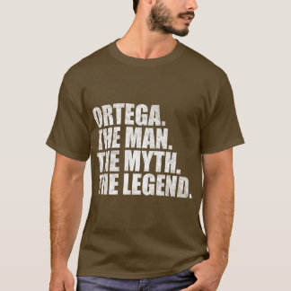 オルテガファミリー名オルテガ姓オルテガ名オルテガS Tシャツ