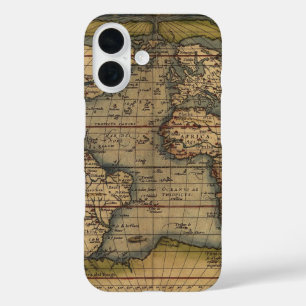 オルテリアス型枠の世界地図 iPhone 16ケース
