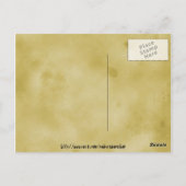 オルテリウスの世界地図 ポストカード (裏面)