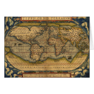 オルテリウス 1570 世界地図: アンティーク カートグラフィー