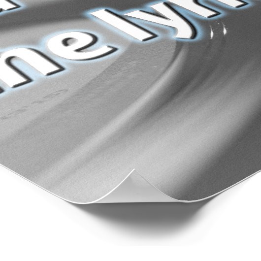 オルディクールズ音楽引用文ビニールレコードターンテーブル ポスター (角)