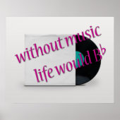 オルディクールズ音楽引用文レコード ポスター (正面)