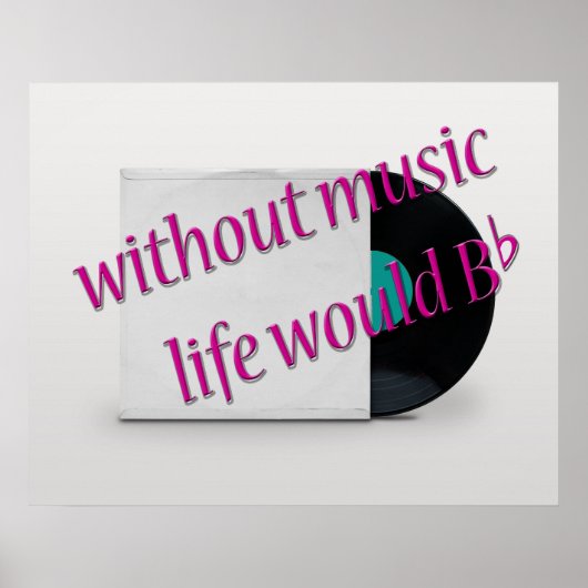 オルディクールズ音楽引用文レコード ポスター (正面)