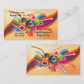 オルディス·ミュージック·スピーカー、虹色 名刺 (正面/裏面)