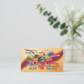 オルディス·ミュージック·スピーカー、虹色 名刺 (スタンド正面)