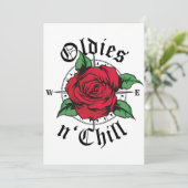 オルディーズ&チルコンパスの古い赤いバラ 招待状 (スタンド正面)