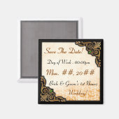 オルデニューオーリンズ(日付マグネットを保存) マグネット (正面/裏面)