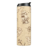 オルデン航海のをテーマにしたセピア模様 タンブラー (回転左)