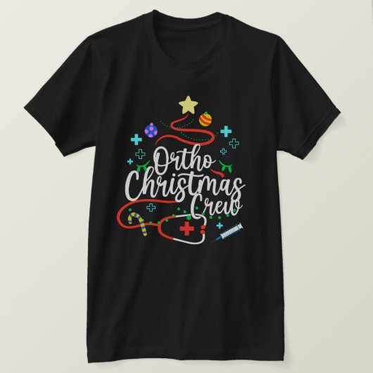 オルトクリスマスクルーズオルソペディナースオルソテック Tシャツ (デザイン正面)
