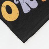 オルトク不気味ルーハロウィーン踊りオルソペディックスク フリースブランケット (角)