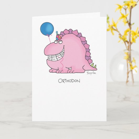 オルトドン カード (黄色い花)