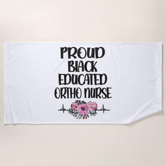 オルトナースギフトRN整形外科ナースオルト看護 ビーチタオル (正面)