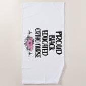 オルトナースギフトRN整形外科ナースオルト看護 ビーチタオル (正面)