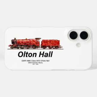 オルトンホールヴィンテージ蒸気列車英機関車 iPhone 16ケース