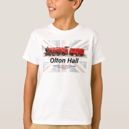 オルトンホールヴィンテージ蒸気列車英機関車 Tシャツ