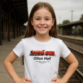 オルトンホールヴィンテージ蒸気列車英機関車 Tシャツ
