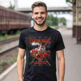 オルトンホールヴィンテージ蒸気列車英機関車 Tシャツ