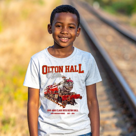 オルトンホールヴィンテージ蒸気列車英機関車 Tシャツ