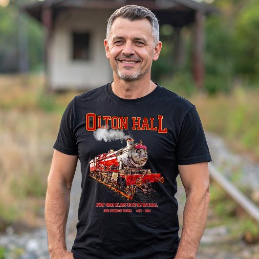 オルトンホールヴィンテージ蒸気列車英機関車 Tシャツ