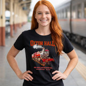 オルトンホールヴィンテージ蒸気列車英機関車 Tシャツ