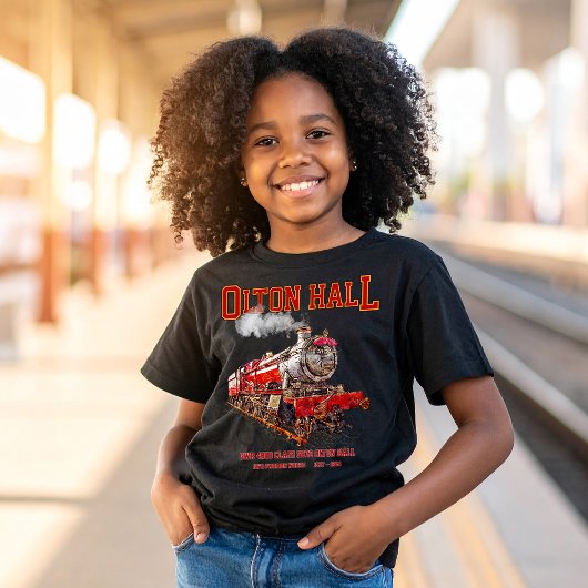 オルトンホールヴィンテージ蒸気列車英機関車 Tシャツ