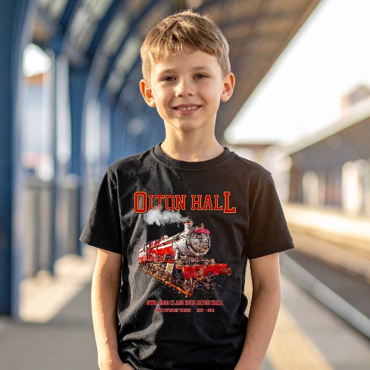 オルトンホールヴィンテージ蒸気列車英機関車 Tシャツ