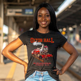 オルトンホールヴィンテージ蒸気列車英機関車 Tシャツ