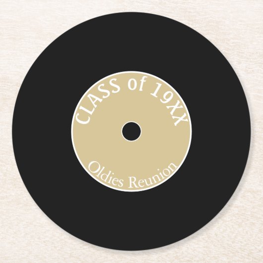 オルドおもしろい!クラス懇親会コースター ラウンドペーパーコースター (正面)