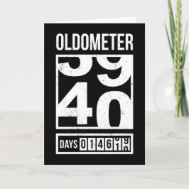 オルドメおもしろいーター40th誕生日カード、皮肉 カード