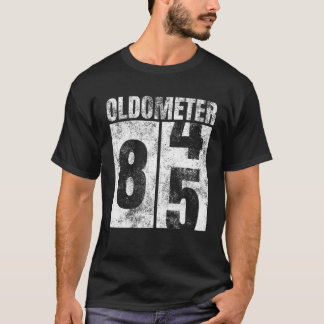 オルドメータ84-85歳Yrsオールドマンウーマンデイグラフィック85T Tシャツ
