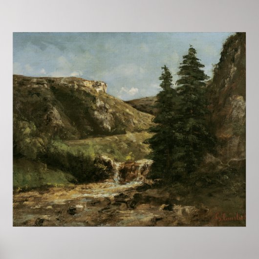 オルナン周辺の風景, c.1858 ポスター (正面)
