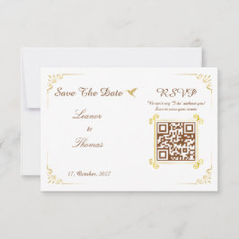 オルナート ゴールドボーダー クラシック ミニマリスト 結婚式 RSVP
