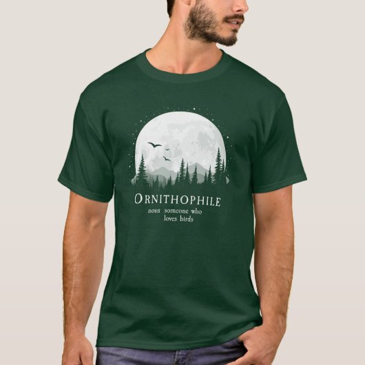 オルニトピア定義アウトドアの鳥の恋人 Tシャツ (正面)
