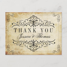 オルネイト フローリッシュ ヴィンテージ ウェディングコレクション ポストカード