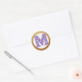 オルネイト モノグラム M ウェディングギフトのアイデア ラウンドシール (封筒)