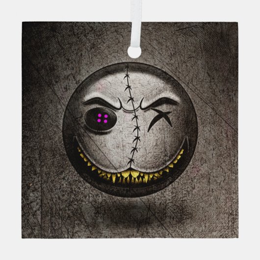 オルネメントエンヴェレスカモジヴィンテージ ガラスオーナメント (裏面)