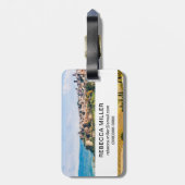 オルビエトの横 ラゲッジタグ (裏面縦)