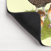 オルピントンジュビリーチキンファミリー マウスパッド (コーナー)