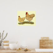 オルピントンズレモンカッコウ ポスター (キッチン)