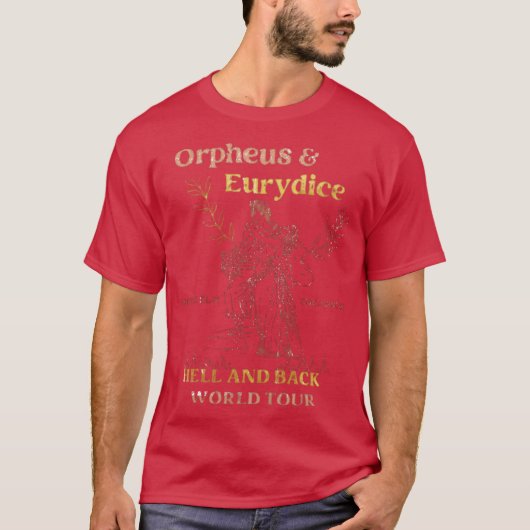 オルフェウスとエウリュディケの先生 Tシャツ (正面)
