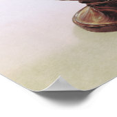 オルフェウスとエウリュディースを描いた花瓶 ポスター (角)