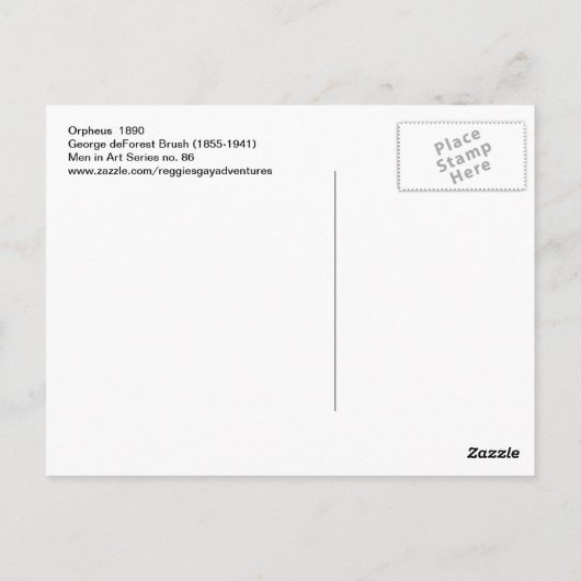 オルフェウスバイジョージデフォレストブラシ ポストカード (裏面)