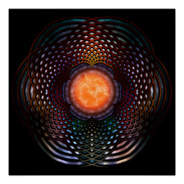 オルブムーンリングや輪 ポスター