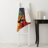 オルブランタン白熱［赤熱］光を放つアートの幻想的な夜空 シェルパブランケット (インサイチュ)